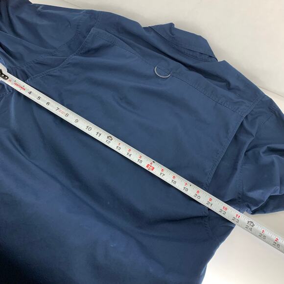 Columbia Navy Blue Long Sleeve Mens Casual Long Sleeve Shirt Size L - Picture 4 of 15